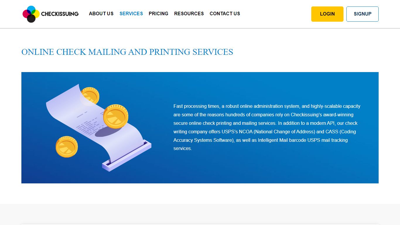 Check Writing and Mailing Services | CheckIssuing